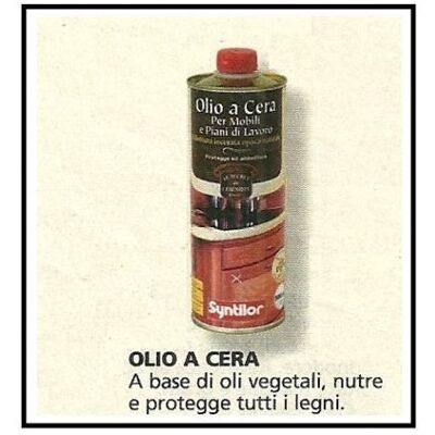 SYNTILOR Olio A Cera Per Mobili Cenere 500ml SYNTILOR Olio A Cera Per Mobili Cenere 500ml