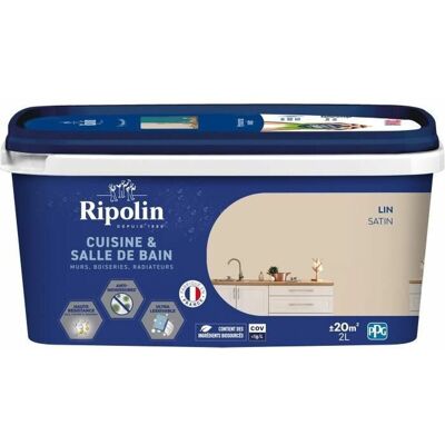 RIPOLIN Lin Vernice per pareti - Muri, Legno, Soffitti, Radiatori RIPOLIN Lin Vernice per pareti - Muri, Legno, Soffitti, Radiatori