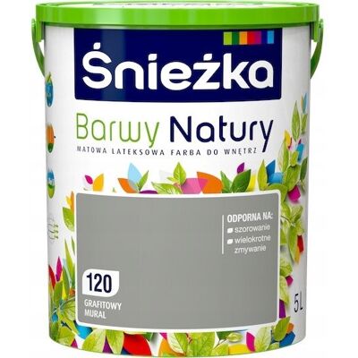 OEM Śnieżka Colors Of Nature Vernice Per Interni In Lattice Grafite Mural 5l OEM Śnieżka Colors Of Nature Vernice Per Interni In Lattice Grafite Mural 5l