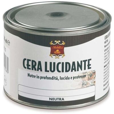 GUBRA Cera Lucidante Per Mobili - Neutra - 200 Ml - GUBRA Cera Lucidante Per Mobili - Neutra - 200 Ml -