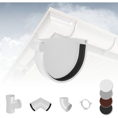 RAINWAY - RainWay 130 - Bianco - 130mm - Sistema di grondaie RAINWAY - RainWay 130 - Bianco - 130mm - Sistema di grondaie