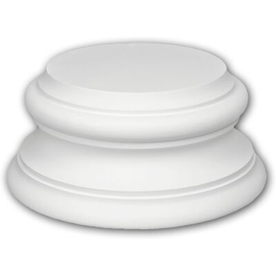 Profhome 113200 Basi di colonna complete bianca - Schiuma di poliuretano leggera e robusta Profhome 113200 Basi di colonna complete bianca - Schiuma di poliuretano leggera e robusta