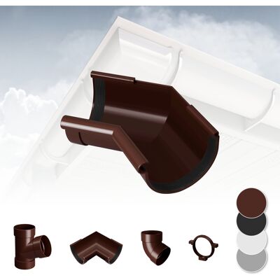 RAINWAY - RainWay 130 - Marrone - Sistema grondaie RAINWAY - RainWay 130 - Marrone - Sistema grondaie
