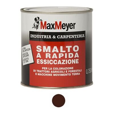 MAX MEYER - Smalto rapida essiccazione - 0.75L - Marrone Mogano - Paint MAX MEYER - Smalto rapida essiccazione - 0.75L - Marrone Mogano - Paint