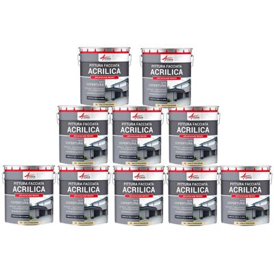 ARCANE INDUSTRIES Pittura Acrilica Per Esterni: Per Facciate Esterne E Stucco - Arcafaçade Renov - 10 X 10 L Giallo Paglia - Ral 085 90 30 - ARCANE INDUSTRIES Pittura Acrilica Per Esterni: Per Facciate Esterne E Stucco - Arcafaçade Renov - 10 X 10 L Giallo Paglia - Ral 085 90 30 -