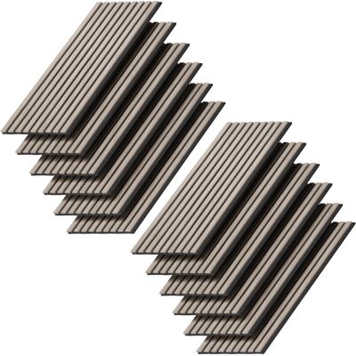 Vicco Pannello Acustico Sonoa, Marrone, 12 Pezzi, Vicco Pannello Acustico Sonoa, Marrone, 12 Pezzi,