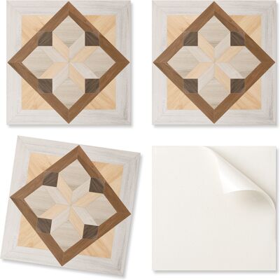 OEM Piastrelle Da Parete Autoadesive In Pvc Con Motivo Geometrico, Formato Quadrato 9x30x30 Cm OEM Piastrelle Da Parete Autoadesive In Pvc Con Motivo Geometrico, Formato Quadrato 9x30x30 Cm