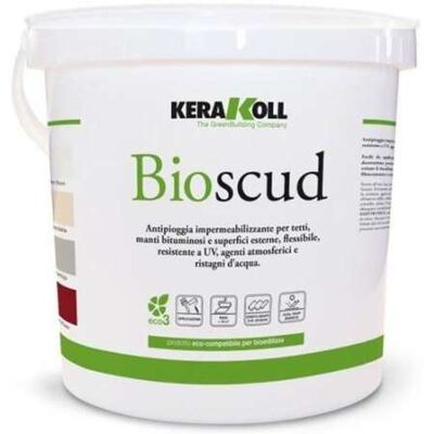KERAKOLL Guaina Bioscud Impermeabilizzante Bianco 5kg - Decorativa Cool Roof KERAKOLL Guaina Bioscud Impermeabilizzante Bianco 5kg - Decorativa Cool Roof