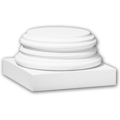 Profhome 113900 Base Colonna Completa Bianca - Stile Classico Profhome 113900 Base Colonna Completa Bianca - Stile Classico