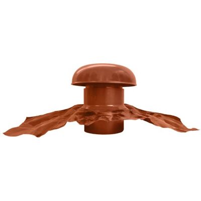 NICOLL Cappuccio Di Ventilazione Tegola Ø160 Mm Con Collarino Di Tenuta - Cdt16 NICOLL Cappuccio Di Ventilazione Tegola Ø160 Mm Con Collarino Di Tenuta - Cdt16