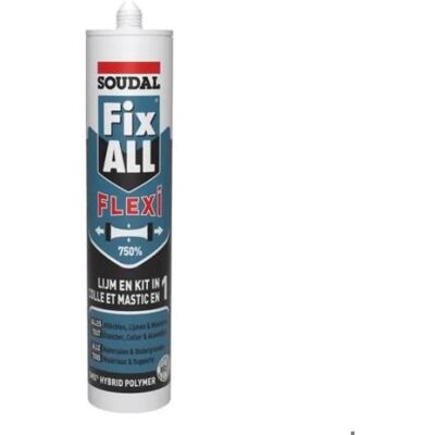 SOUDAL Fix All Flexi Mastice-colla Polimerico Nero 290 Ml SOUDAL Fix All Flexi Mastice-colla Polimerico Nero 290 Ml