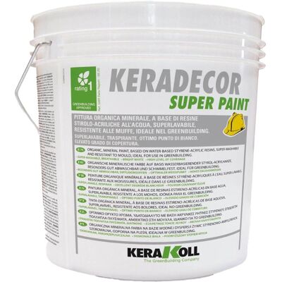 KERAKOLL Superpaint Keradecor Lt 3.72, Pittura Organica Minerale KERAKOLL Superpaint Keradecor Lt 3.72, Pittura Organica Minerale