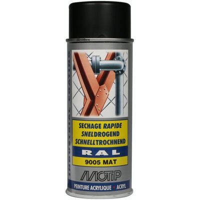 MOTIP - SMALTO Spray Industrial - RAL 9005 - Paint Spray MOTIP - SMALTO Spray Industrial - RAL 9005 - Paint Spray