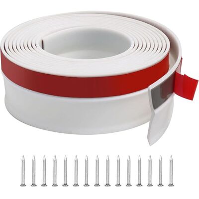 OEM Guarnizione Per Porta Da Garage In Pvc Bianco, 300 Cm, Facile Da Tagliare, Resistente Agli Agenti Atmosferici E Allo Sporco. OEM Guarnizione Per Porta Da Garage In Pvc Bianco, 300 Cm, Facile Da Tagliare, Resistente Agli Agenti Atmosferici E Allo Sporco.