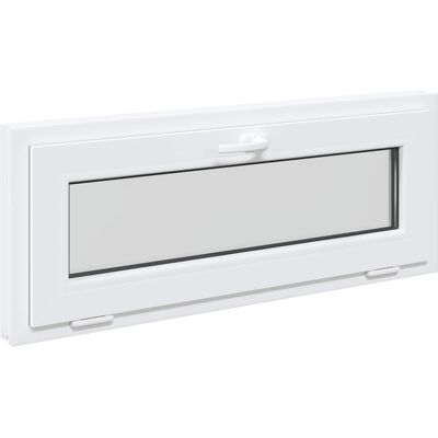 VIDAXL Finestra Per Soffitta Risor 100 X 40 Cm Pvc E Vetro Bianco VIDAXL Finestra Per Soffitta Risor 100 X 40 Cm Pvc E Vetro Bianco