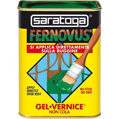 SARATOGA Fernovus Vernice Gel Antiruggine 750 Ml Verde Scuro Brillante - SARATOGA Fernovus Vernice Gel Antiruggine 750 Ml Verde Scuro Brillante -