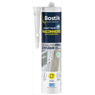 BOSTIK - JointParfait-Maconnerie-Huisserie-Acajou-280 - Acajou - 280 mL - Sealant BOSTIK - JointParfait-Maconnerie-Huisserie-Acajou-280 - Acajou - 280 mL - Sealant