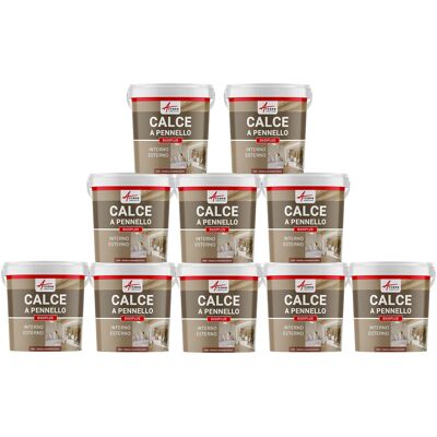 ARCANE INDUSTRIES Calce A Pennello Per Muri Esterni E Interni - Badiplus - 10 X 20 Kg Marsala Bruno Rosso - ARCANE INDUSTRIES Calce A Pennello Per Muri Esterni E Interni - Badiplus - 10 X 20 Kg Marsala Bruno Rosso -