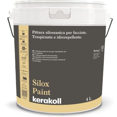 KERAKOLL Silox Paint Pittura Silossanica Protezione Facciate 4 Lt KERAKOLL Silox Paint Pittura Silossanica Protezione Facciate 4 Lt