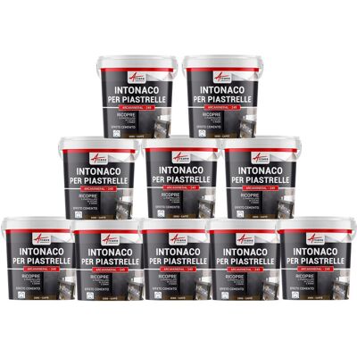 ARCANE INDUSTRIES Intonaco Per Piastrelle Del Bagno E Cucina, Su Pavimento E Pareti - Arcamineral - 10 X 20 Kg Caffè - ARCANE INDUSTRIES Intonaco Per Piastrelle Del Bagno E Cucina, Su Pavimento E Pareti - Arcamineral - 10 X 20 Kg Caffè -