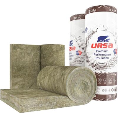 URSA Terra 76r – Rotolo In Lana Minerale Per Pareti E Controsoffitti (45/70/95 Mm) - Misura: 95 Mm - 0.60×7 M - 4.20 Mq URSA Terra 76r – Rotolo In Lana Minerale Per Pareti E Controsoffitti (45/70/95 Mm) - Misura: 95 Mm - 0.60×7 M - 4.20 Mq