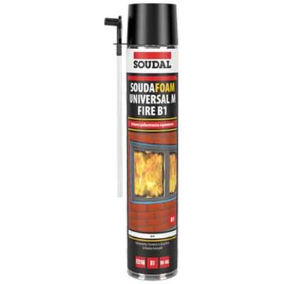 SOUDAL Schiuma Poliuretanica Antifuoco 750 Ml - Pistola SOUDAL Schiuma Poliuretanica Antifuoco 750 Ml - Pistola