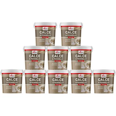 ARCANE INDUSTRIES Calce A Pennello Per Muri Esterni E Interni - Badiplus - 10 X 20 Kg Collioures Beige Scuro - ARCANE INDUSTRIES Calce A Pennello Per Muri Esterni E Interni - Badiplus - 10 X 20 Kg Collioures Beige Scuro -