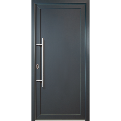 MEETH Porte D'Ingresso Pvc Jm Signum Esclusivo, Mod. 01, Dentro: Bianco/al Di Fuori: Titanio, Larghezza: 98cm, Altezza: 200cm, Senso Di Aperatura Sinistra MEETH Porte D'Ingresso Pvc Jm Signum Esclusivo, Mod. 01, Dentro: Bianco/al Di Fuori: Titanio, Larghezza: 98cm, Altezza: 200cm, Senso Di Aperatura Sinistra