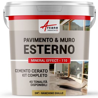 ARCANE INDUSTRIES Microcemento Per Esterni: Pavimenti, Muri, Terrazze, Balconi, Scale - 5 M² (in 2 Strati) Nankin Giallo - ARCANE INDUSTRIES Microcemento Per Esterni: Pavimenti, Muri, Terrazze, Balconi, Scale - 5 M² (in 2 Strati) Nankin Giallo -