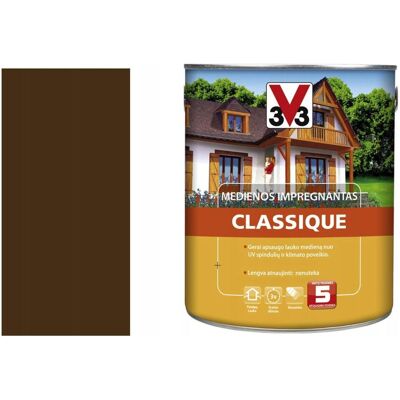V33 Impregnante Legno Classique Protezione Umidità Resistente Parassiti V33 Impregnante Legno Classique Protezione Umidità Resistente Parassiti