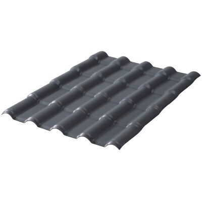 COVERITE pevacryl grigio 2.22x0.75 m Pannello tetto COVERITE pevacryl grigio 2.22x0.75 m Pannello tetto