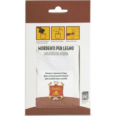 GUBRA Set 2 Mordenti 7,5gr Noce Chiaro GUBRA Set 2 Mordenti 7,5gr Noce Chiaro