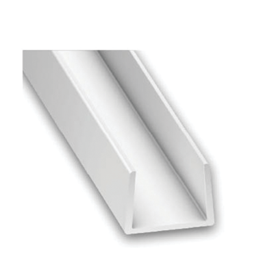 NICOLL Apu2b Profilo A U Per Pannello A Fascia Bianco - L. 2 M - Apu2b NICOLL Apu2b Profilo A U Per Pannello A Fascia Bianco - L. 2 M - Apu2b