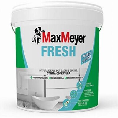 MAX MEYER Idropittura Traspirante Bianco Fresh 10 Lt MAX MEYER Idropittura Traspirante Bianco Fresh 10 Lt