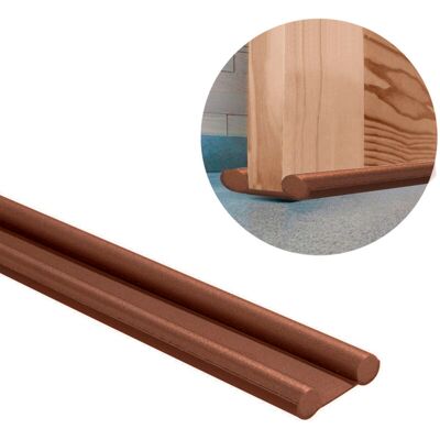 WOLFPACK Linea Profesional - Brown Foam Door Weatherstrip Low Door 95 Cm. - WOLFPACK Linea Profesional - Brown Foam Door Weatherstrip Low Door 95 Cm. -