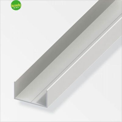 ALFER Profilo U Rettangolare 15,5x27 Pvc Bianco 1 Metro. ALFER Profilo U Rettangolare 15,5x27 Pvc Bianco 1 Metro.