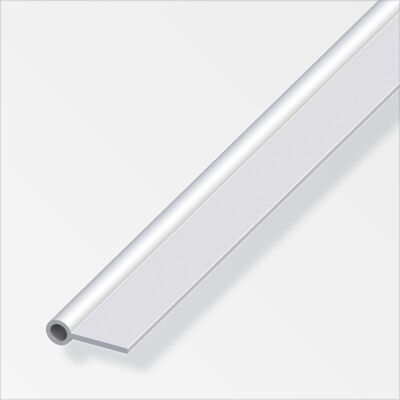ALFER Profilo Cerniera 20x9x2 Alluminio Argento 1metro ALFER Profilo Cerniera 20x9x2 Alluminio Argento 1metro