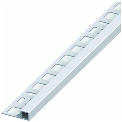 ARCANSAS Alfer Profilo Quadrato Chiuso Jolly Alluminio Argento Satinato Mm. 12,5x2,5 Mt. 5 Pz ARCANSAS Alfer Profilo Quadrato Chiuso Jolly Alluminio Argento Satinato Mm. 12,5x2,5 Mt. 5 Pz