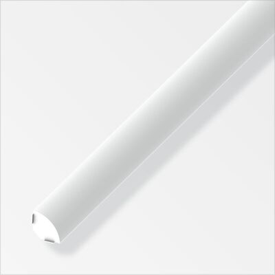 ALFER Autoadesivo Profilo Chiusura 14mm Pvc Bianco 1metro ALFER Autoadesivo Profilo Chiusura 14mm Pvc Bianco 1metro