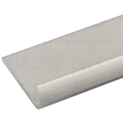 ARCANSAS - Unghietta 18x1 mm 2 m - Anodizzato argento ARCANSAS - Unghietta 18x1 mm 2 m - Anodizzato argento