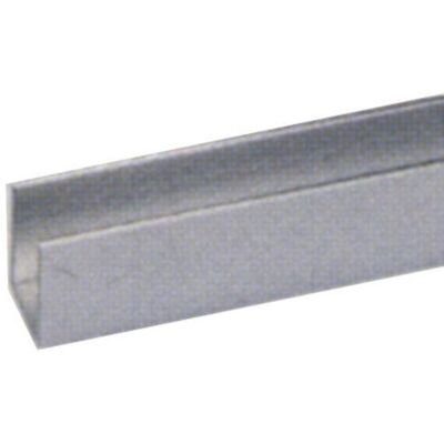 ARCANSAS - canalino u - 10X10X1 mm - Aluminum profile ARCANSAS - canalino u - 10X10X1 mm - Aluminum profile