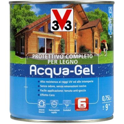 V33 Protettivo Completo Aqua-gel Per Legno Mogano 750 Ml V33 Protettivo Completo Aqua-gel Per Legno Mogano 750 Ml