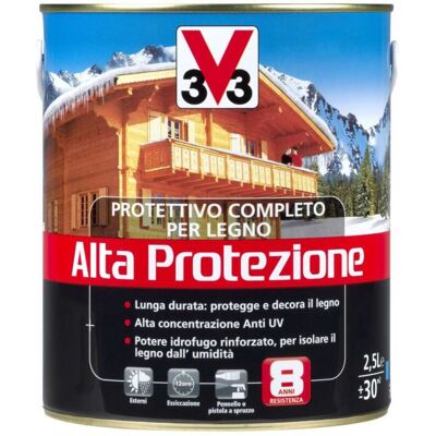 V33 Protezione Completa Per Legno Alta Protezione Lt. 2,50 Castagno Scuro V33 Protezione Completa Per Legno Alta Protezione Lt. 2,50 Castagno Scuro