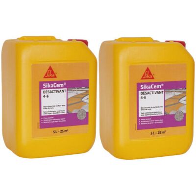 Disattivatore di superficie SikaCem 4-6 - 2x5L Disattivatore di superficie SikaCem 4-6 - 2x5L