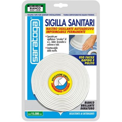 SARATOGA Nastro Sigilla Sanitari Autoadesivo SARATOGA Nastro Sigilla Sanitari Autoadesivo