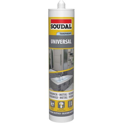 SOUDAL Silicone Universale Traslucido 280ml 103183 - SOUDAL Silicone Universale Traslucido 280ml 103183 -