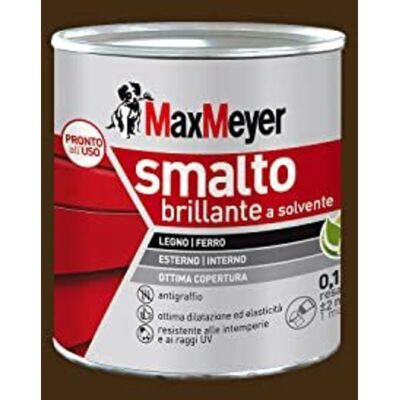 MAX MEYER Maxmeyer Smalto A Solvente Brillante Testa Di Moro R8017 0,125 L MAX MEYER Maxmeyer Smalto A Solvente Brillante Testa Di Moro R8017 0,125 L