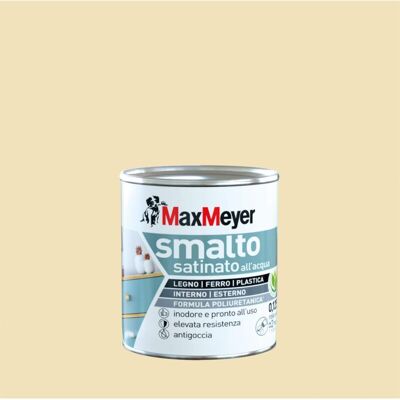 MAX MEYER - Smalto satinato all'acqua - Bianco panna - Vernice MAX MEYER - Smalto satinato all'acqua - Bianco panna - Vernice