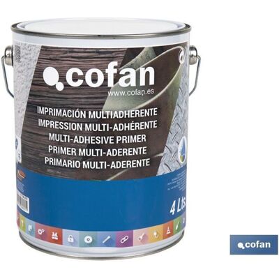 Cofan Modello - Primer Anticorrosivo a Base d'Acqua - 4L Cofan Modello - Primer Anticorrosivo a Base d'Acqua - 4L