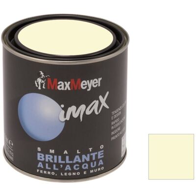 MAX MEYER Imax Smalto Acqua Brillante500ml Bianco Panna - MAX MEYER Imax Smalto Acqua Brillante500ml Bianco Panna -
